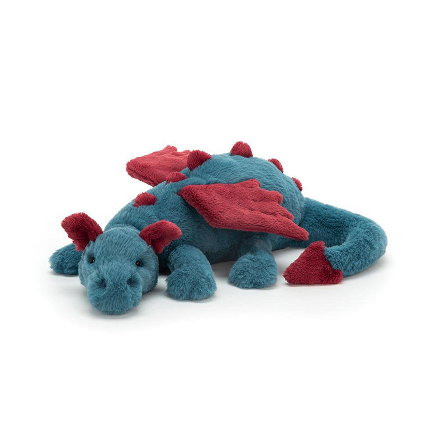Plush Dragon Dark Blue