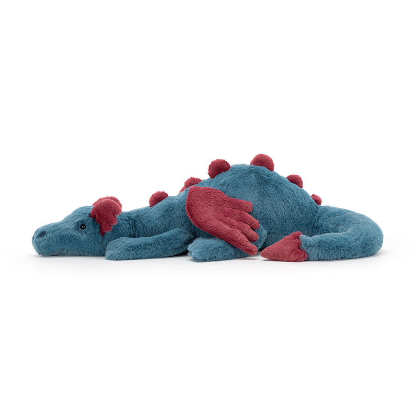Plush Dragon Dark Blue