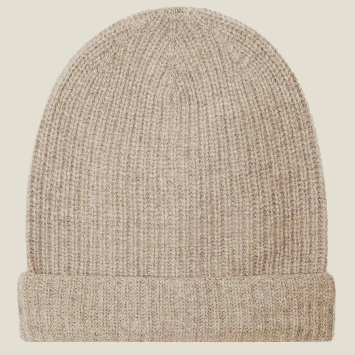 Knit Beanie Beige