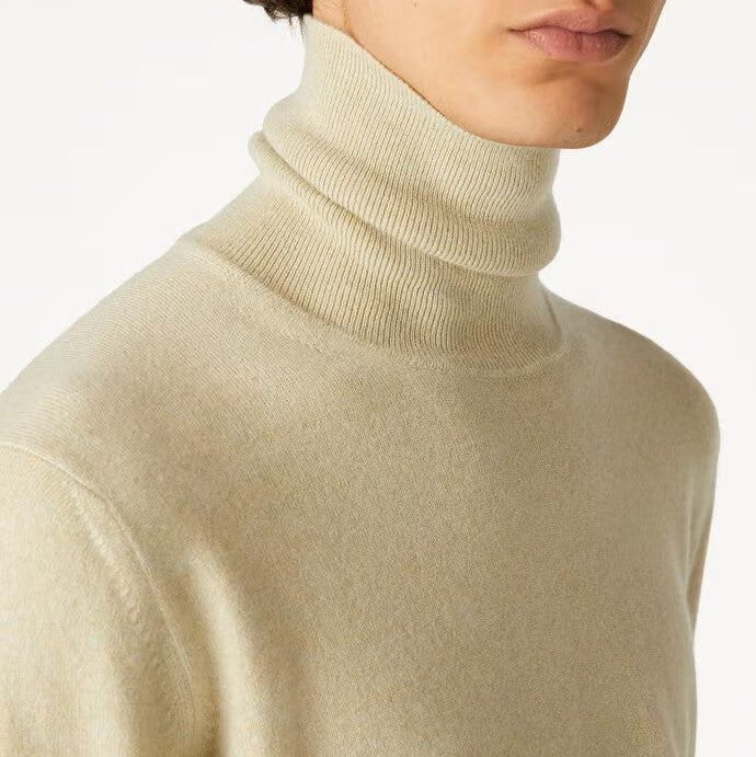 Turtleneck Jumper Beige