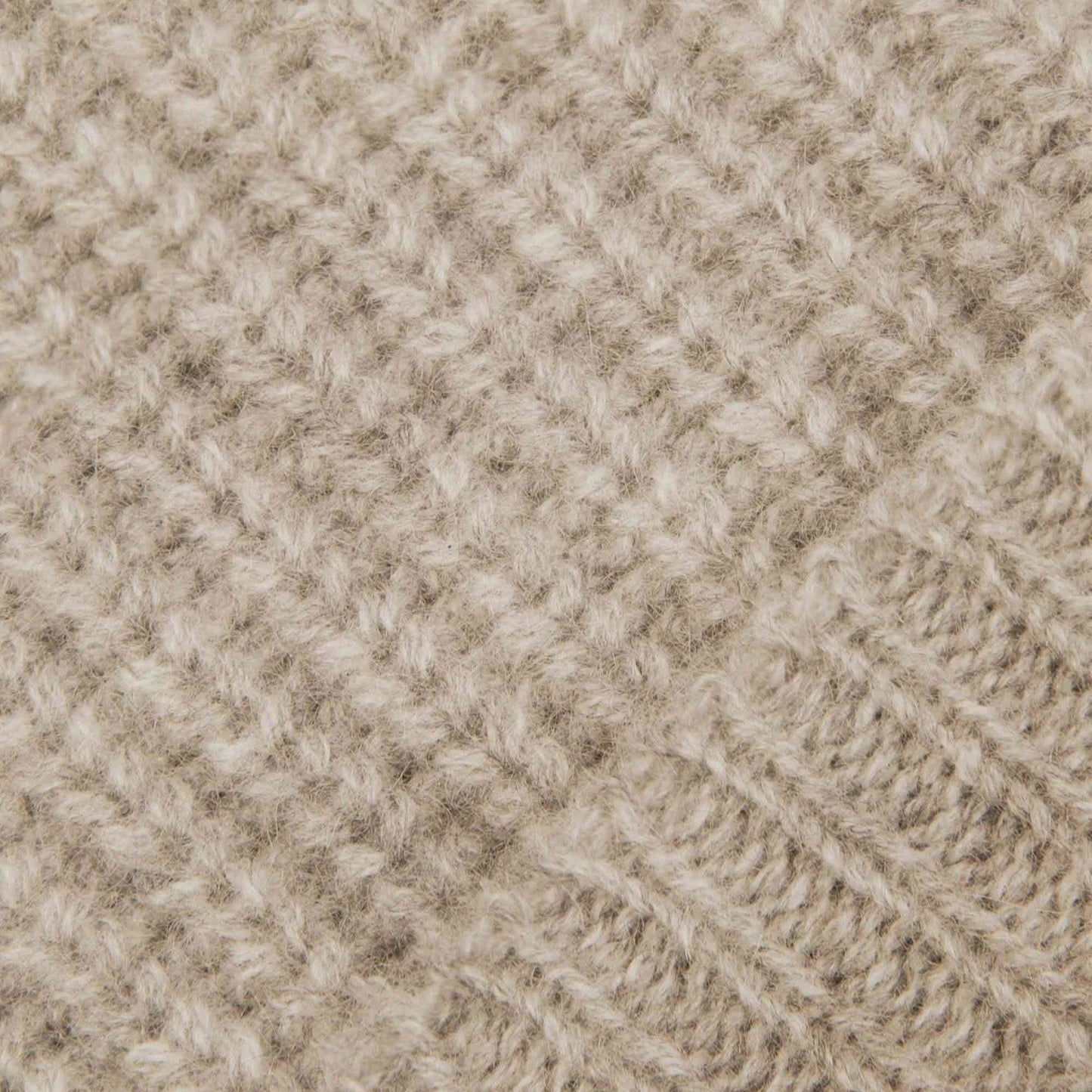 Knit Beanie Beige