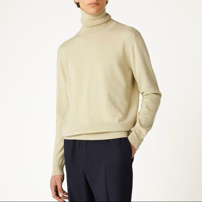 Turtleneck Jumper Beige