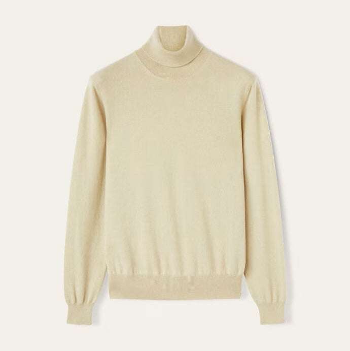 Turtleneck Jumper Beige