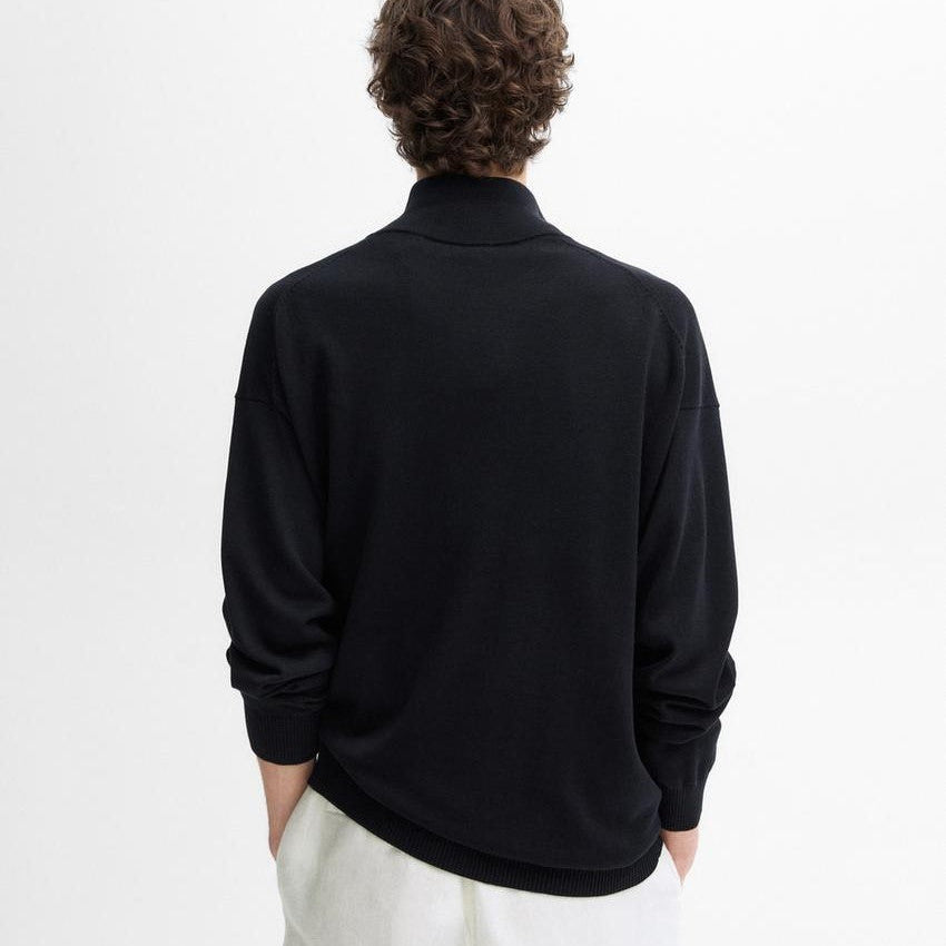 Quarter Zip Black