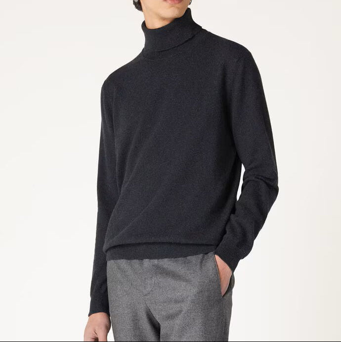 Turtleneck Jumper Black