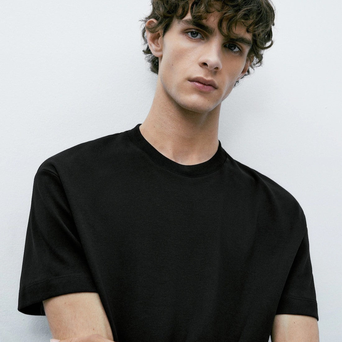 Crew Neck T-Shirt Black