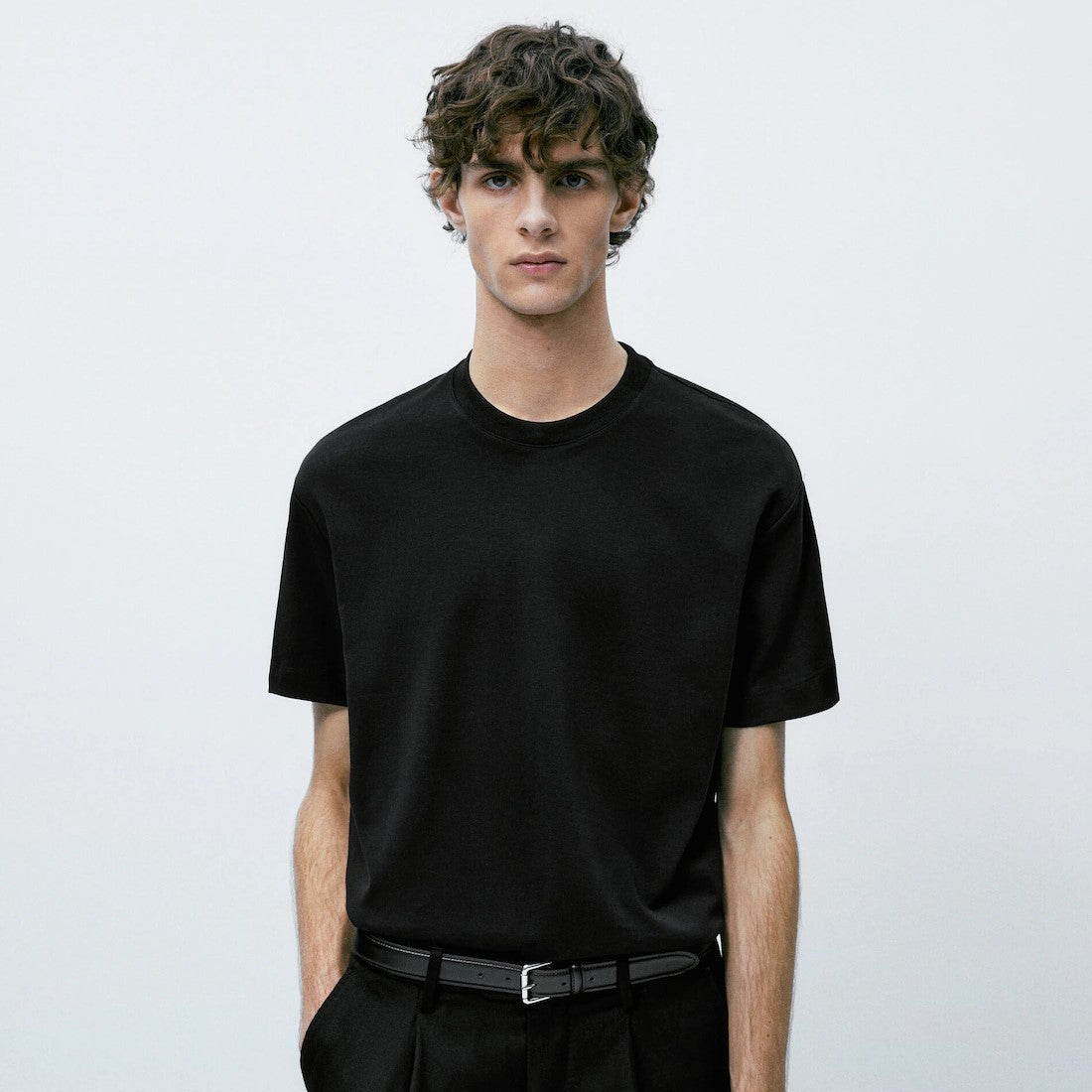 Crew Neck T-Shirt Black