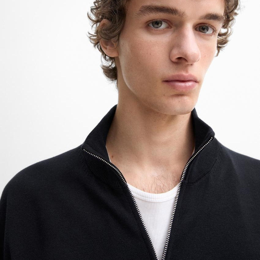 Quarter Zip Black