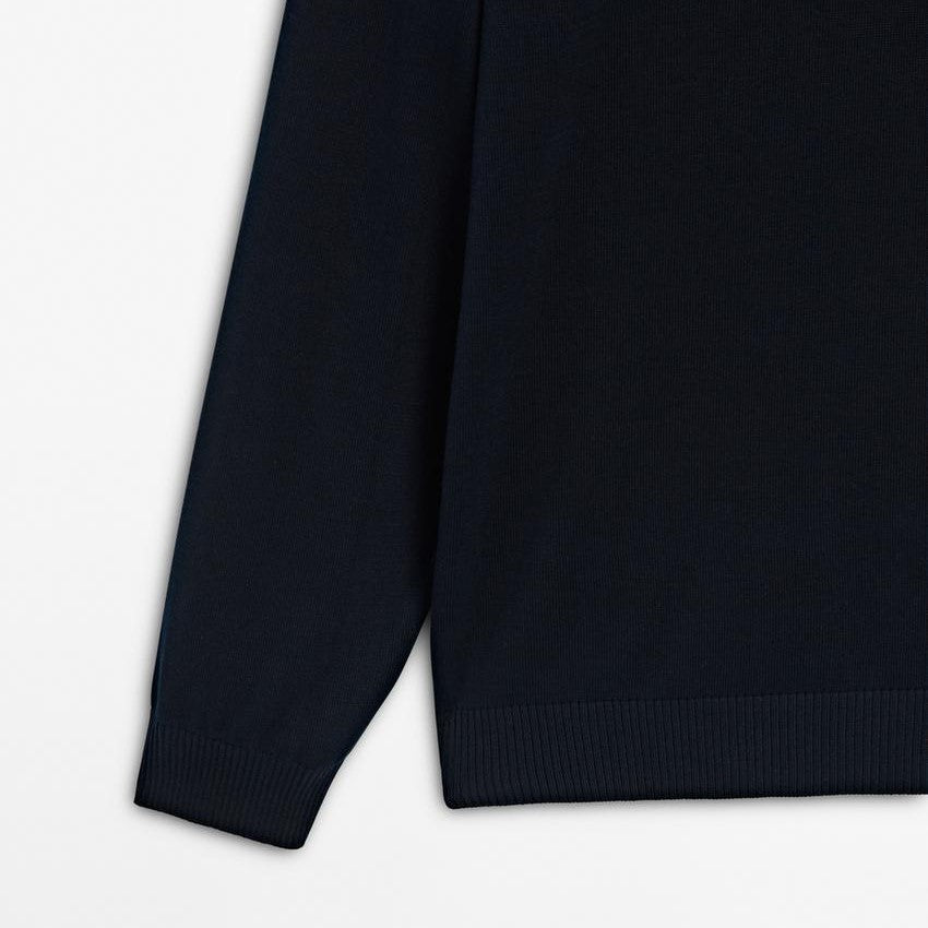 Quarter Zip Black