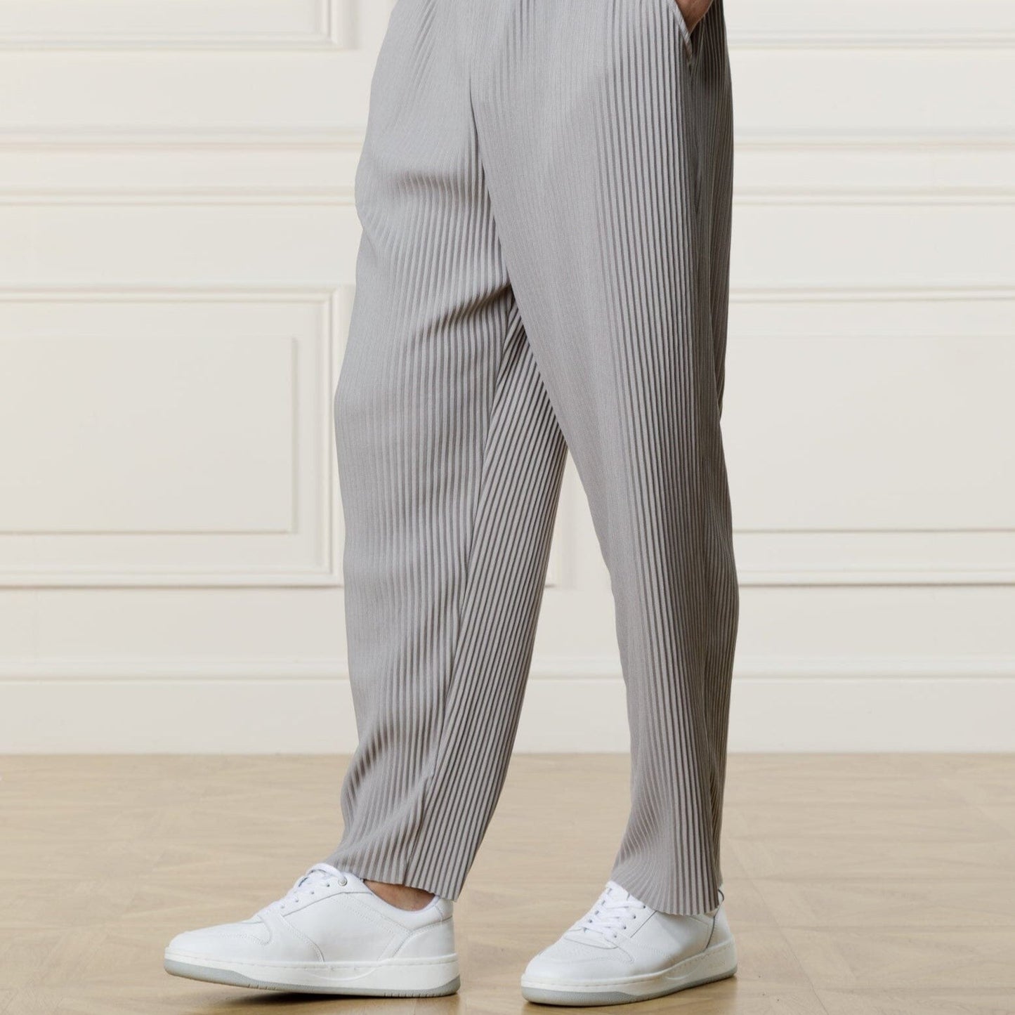 Pleat Trouser Gray