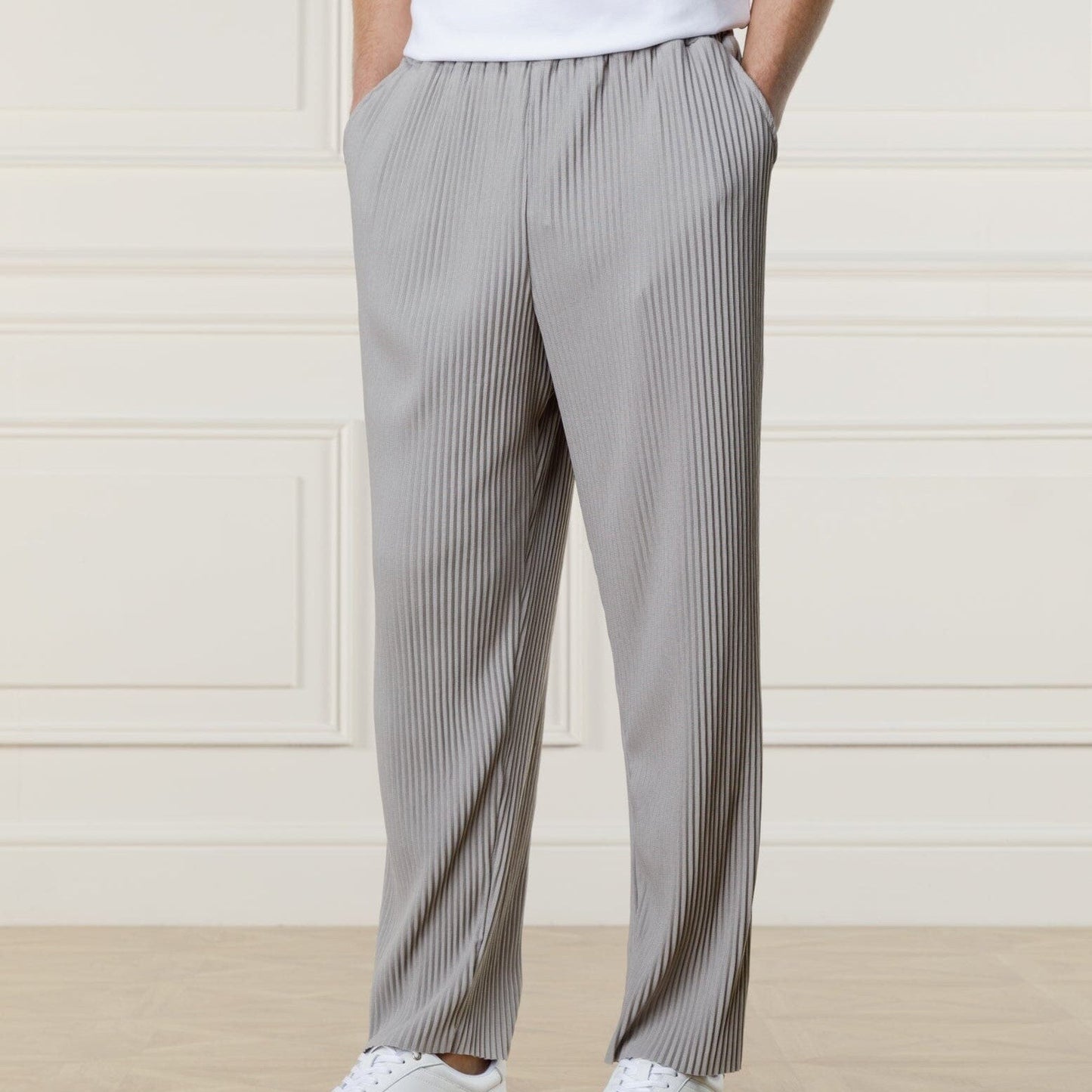 Pleat Trouser Gray