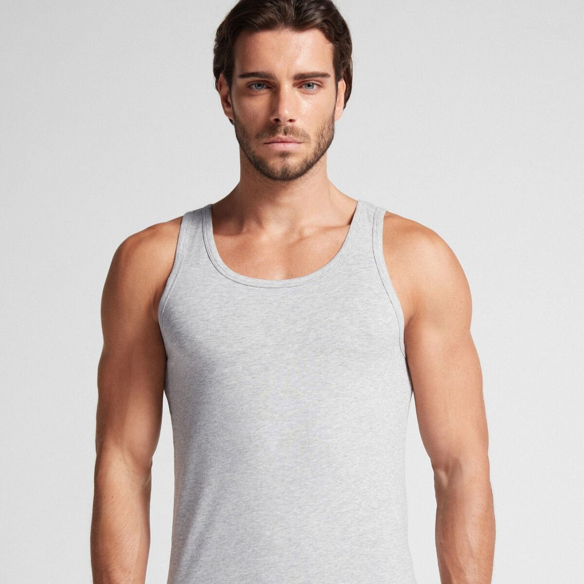 Round-Neck Vest Light Grey