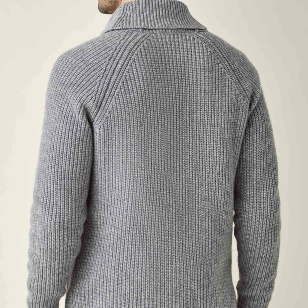 Shawl Cardigan Light Grey