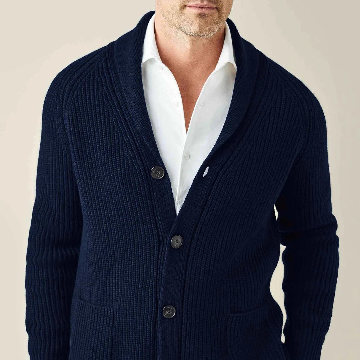 Shawl Cardigan Navy