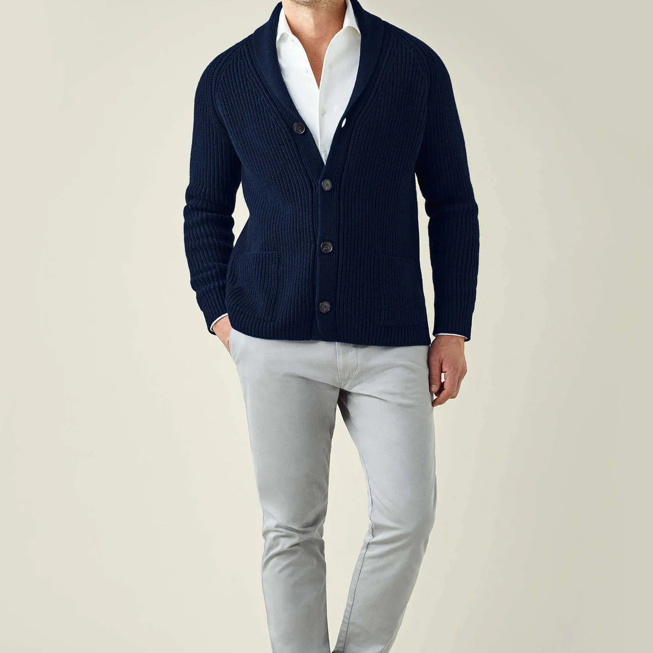 Shawl Cardigan Navy