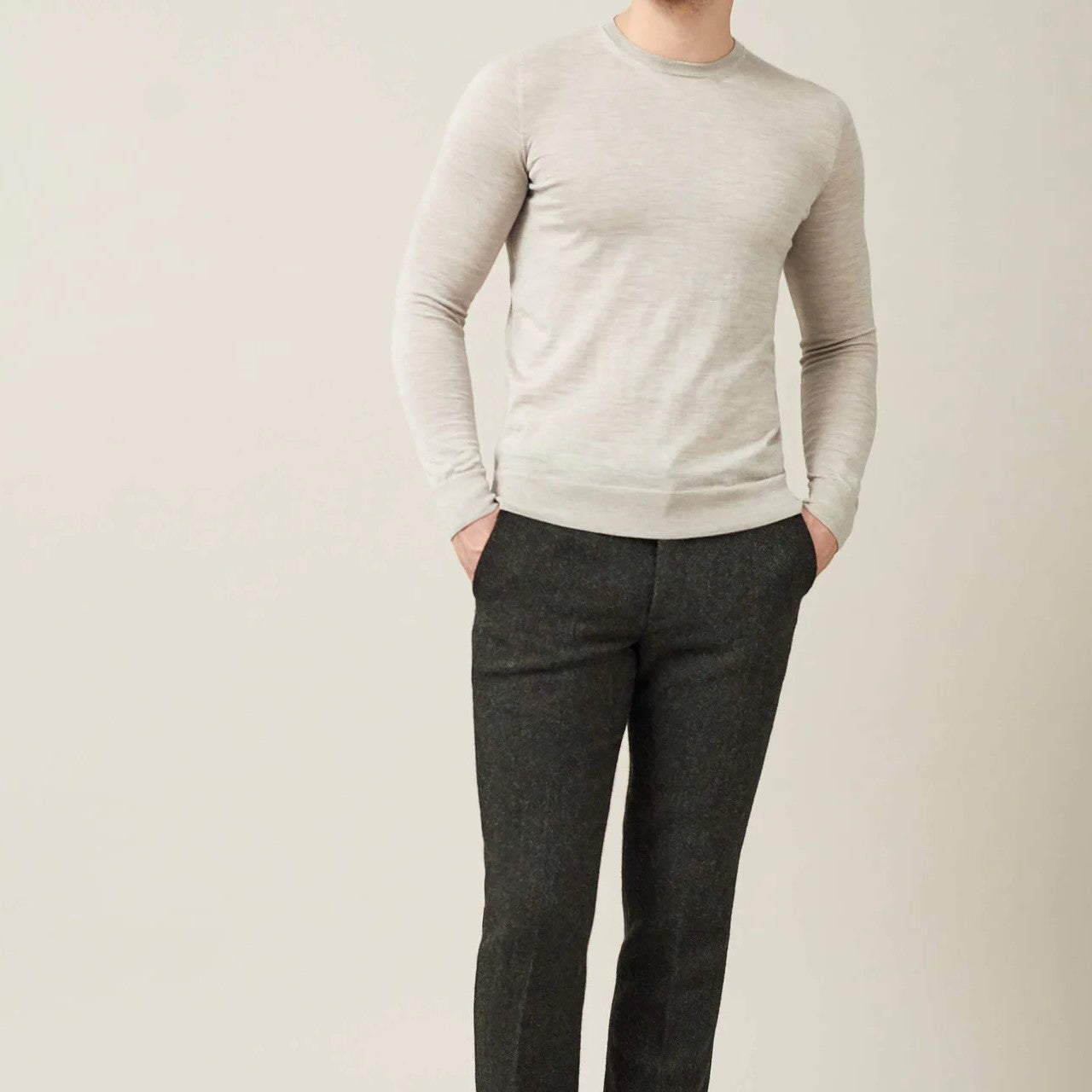 Crew Neck Gray