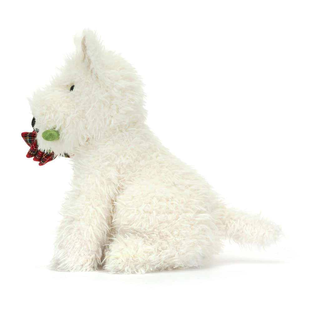Plush Scottie Dog with Flower