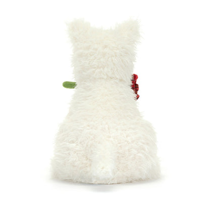 Plush Scottie Dog with Flower