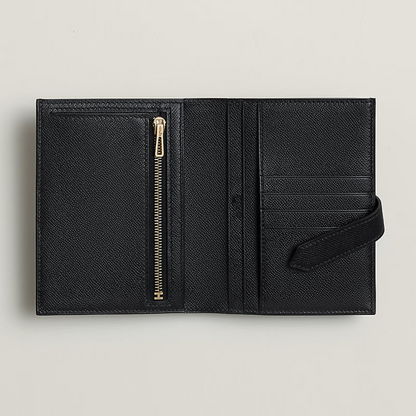 H Clasp Wallet Black