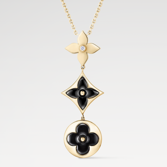 Floral 3-Tier Necklace