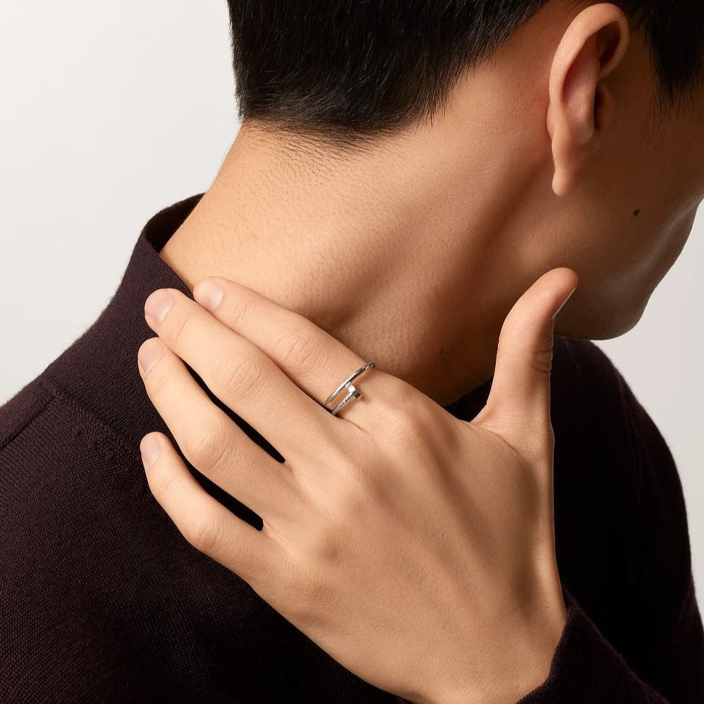 Nail Ring Silver